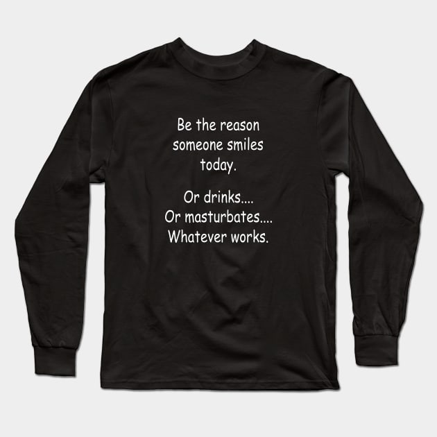 Masturbates W/B Long Sleeve T-Shirt by SiSuSiSu